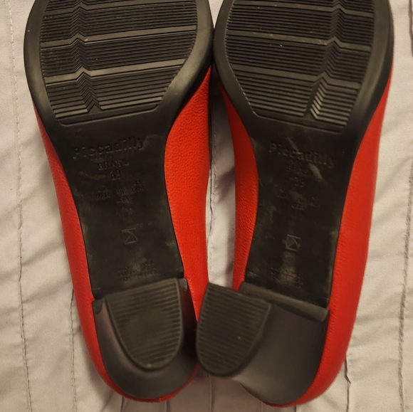 Piccadilly Platform Red Pump heels size 10 - Picture 6 of 11